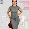Kleid Agda  Gr. 34-54 | Jerseykleid A4/A0-Datei thumbnail number 10
