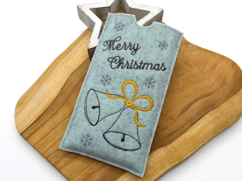 Stickdatei Schokoh&uuml;lle Weihnachten Glocke image number 2