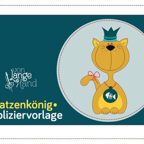 Appliziervorlage KATZENKÖNIG