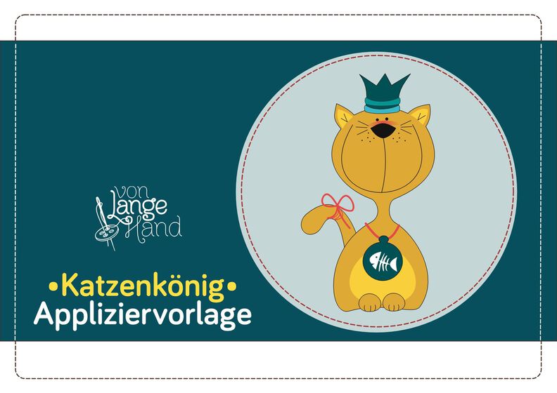 Appliziervorlage KATZENKÖNIG image number 2