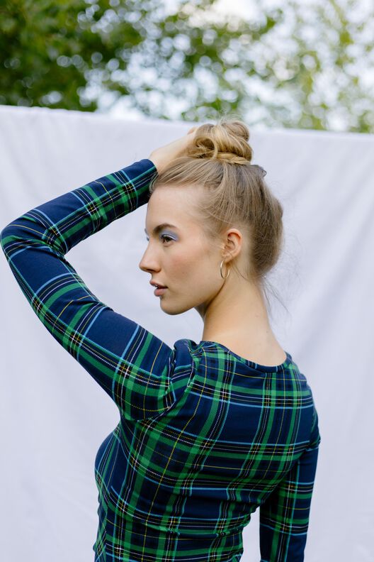 Midikleid mit Raffung mit Videoanleitung XS-XXXL image number 3