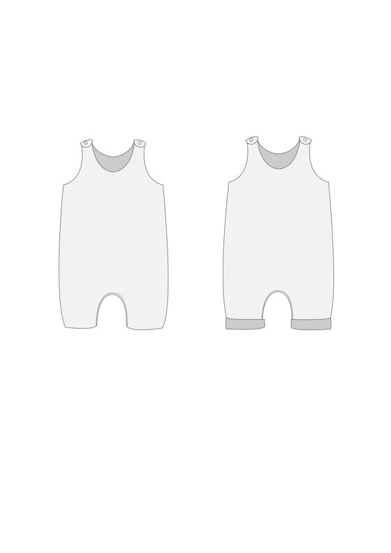 Schnittmuster Baby Overall / Strampler LEO image number 8