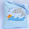 Stickdatei Delfin mit Fisch doodle 13x18cm thumbnail number 1