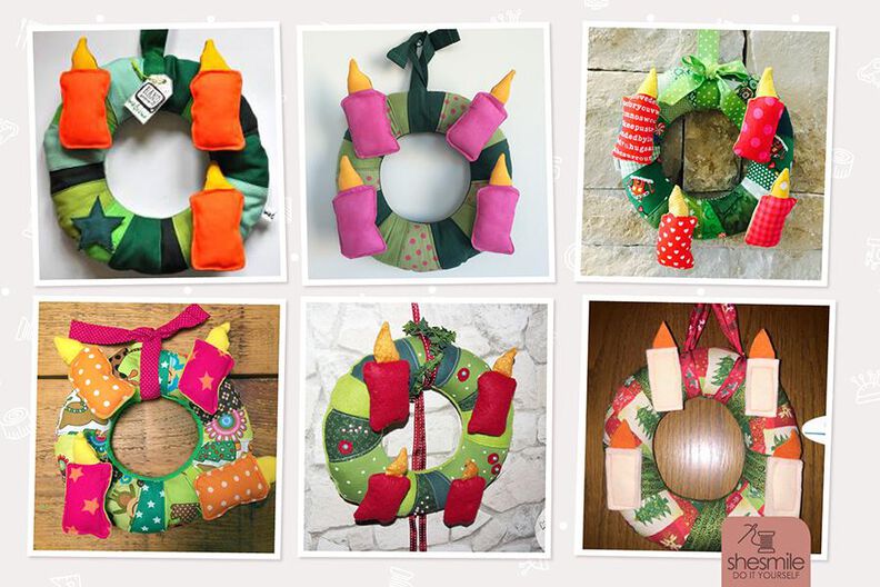 Adventskranz KlettMalVier (Nähanleitung und Schnittmuster) image number 2