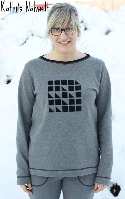 "Lounge-Sweater-Women" Sweatshirt / Schnittmuster image number 5