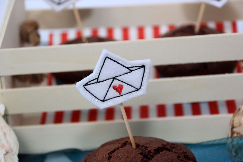 Stickdatei Schiff Boot ITH Schiffchen Stabstickdatei image number 3