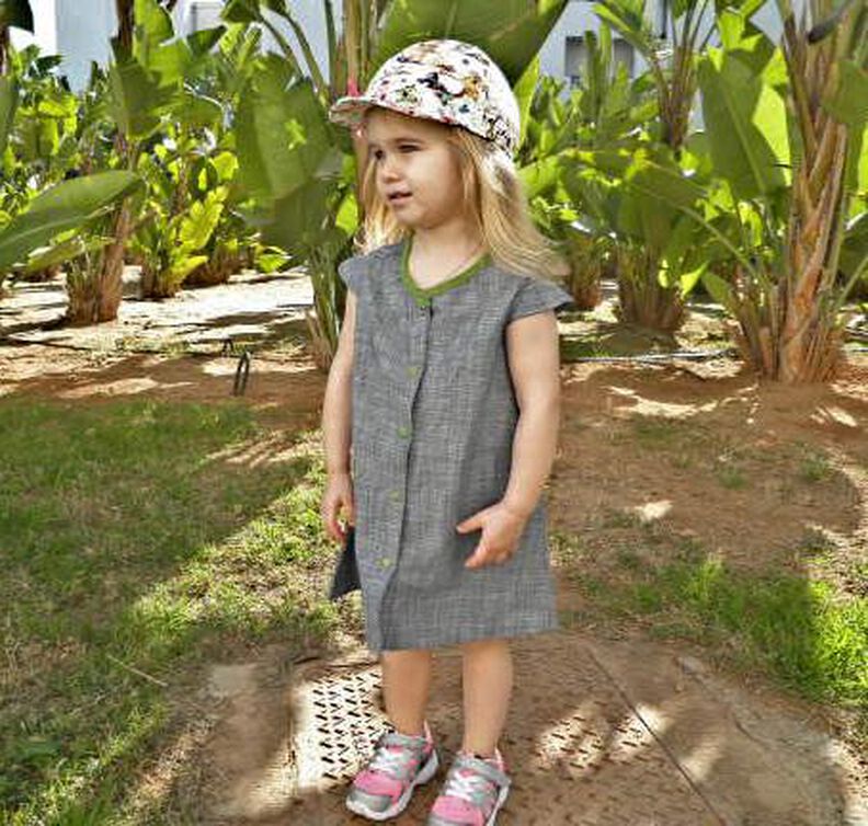 Kinderkleid "DENISE", Schnittmuster Gr. 110 - 152 image number 4
