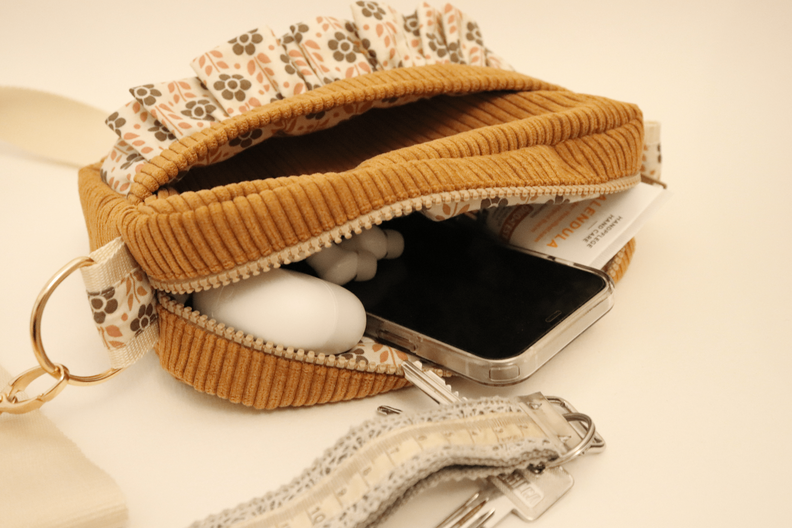 crossbody Cordtasche boxy bag | Schnittmuster & Nähanleitung image number 6