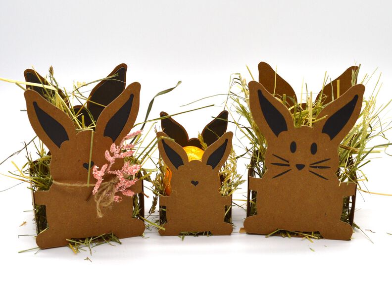 Plotterdatei Osternest Hase  image number 3