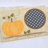 Stickdatei Mug Rug  K&uuml;rbis 13x18cm und 13x20cm thumbnail number 3
