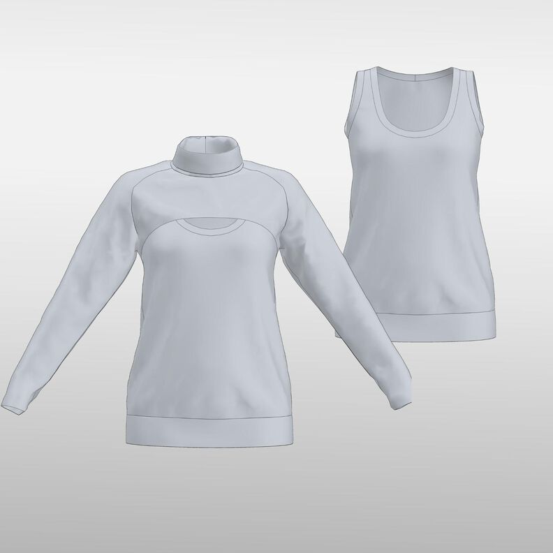 Serena – Croptop - Shirt  32-52 image number 3