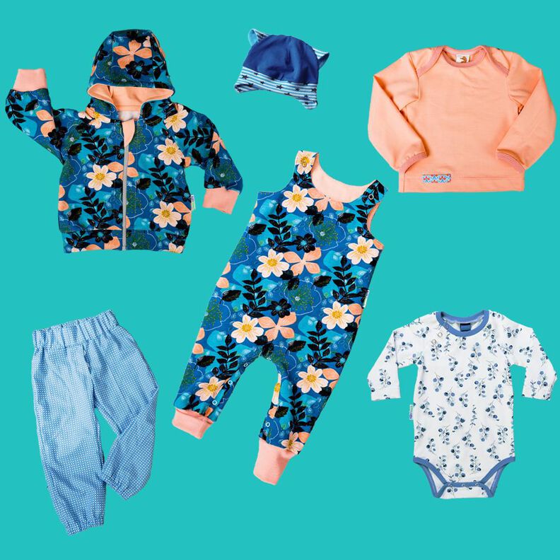 Baby Set BASICS (6-teilig) ♥ Gr. 56-98 image number 1