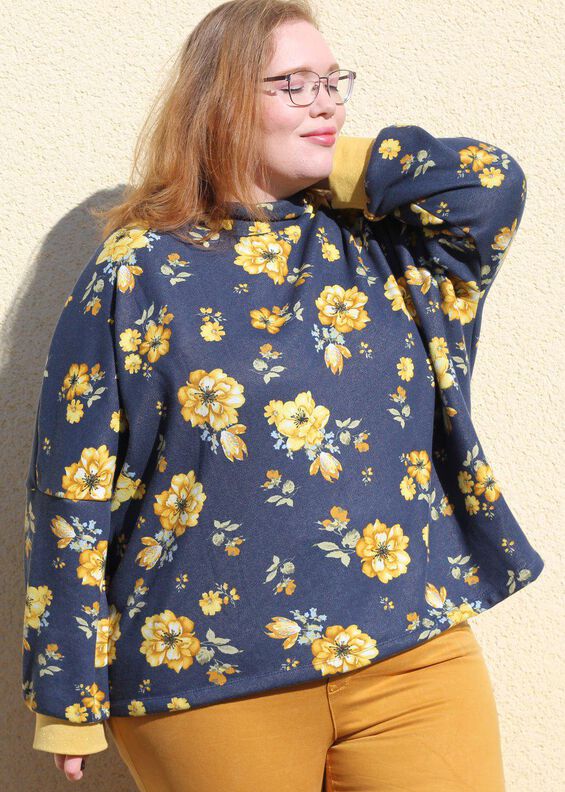 Oversize Pullover (34-58) RAPIDO Damen Sweater Schnittmuster image number 3