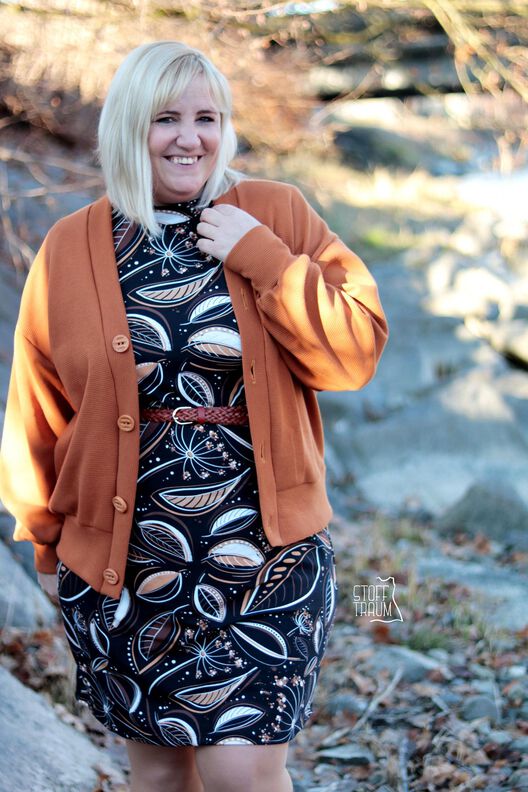 Oversize Cardigan OBEREGGEN Gr. 32-56 mit Beamerdatei image number 2