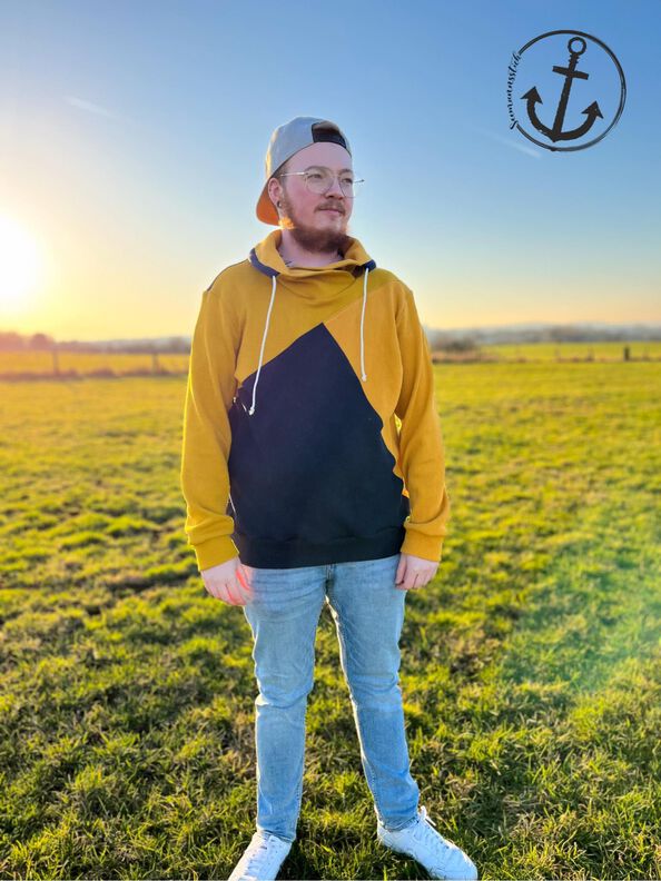 Hoodie SCHIO Men XS-XXXL Ebook Schnittmuster image number 10