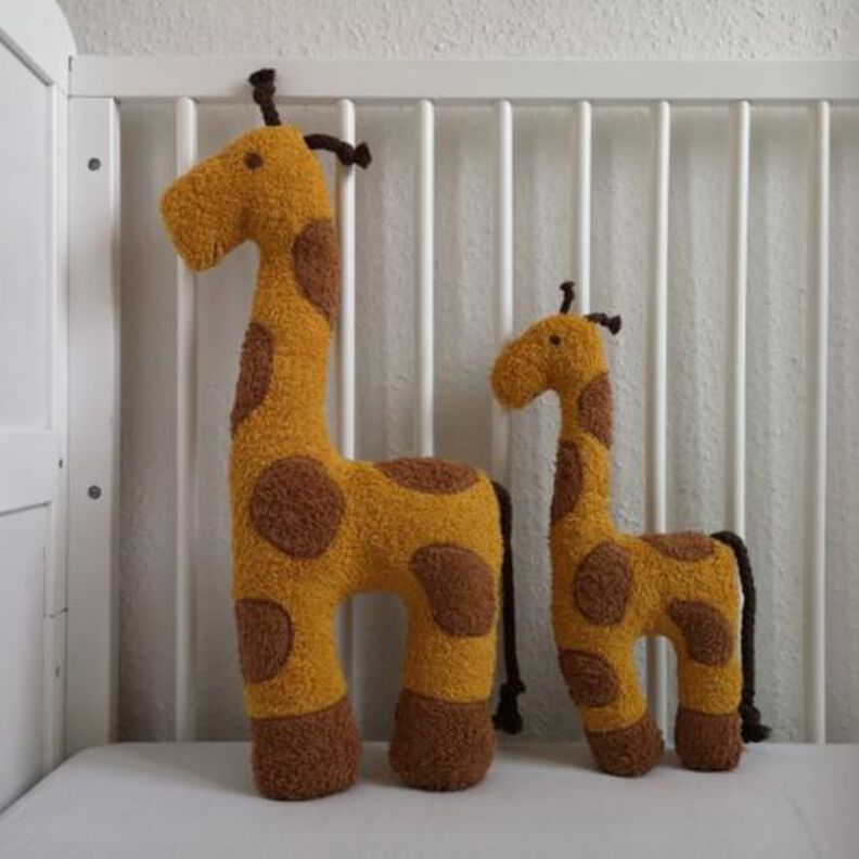 Kuschel-Giraffe,  Giraffe mit Kind aus Frottee image number 1