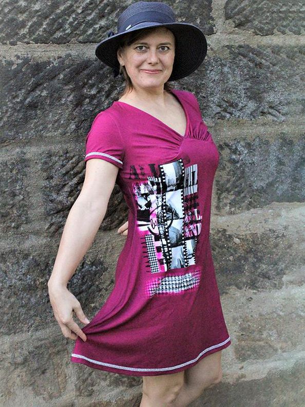 Shirt oder Kleid Petite YELDA Gr. 34-50 PDF-A4, A0+BEAMER image number 4