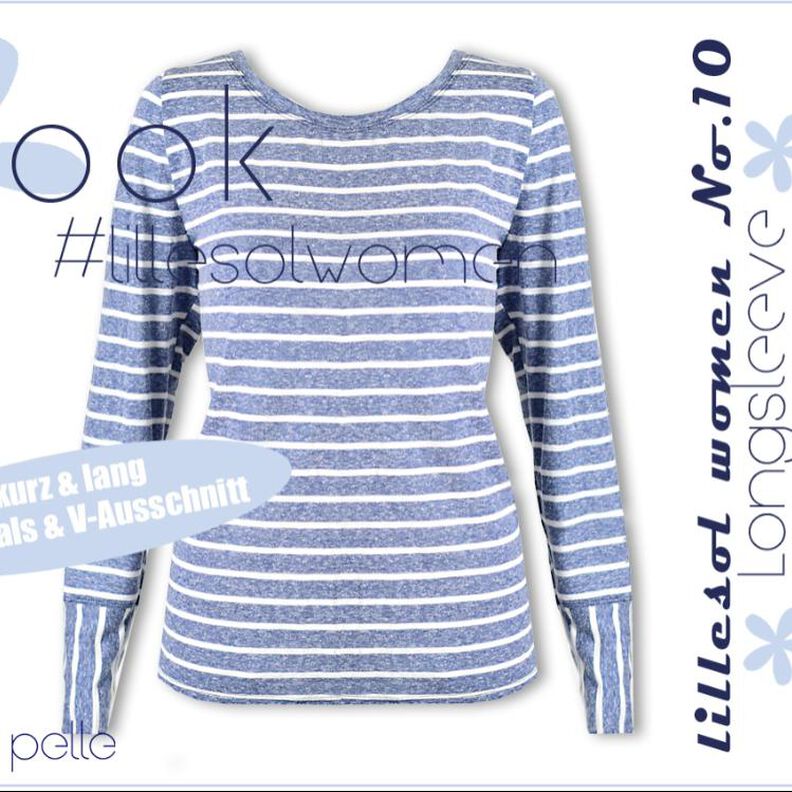 Ebook / Nähanleitung Damen Longsleeve inkl. A0-Datei image number 1