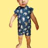 Baby Jumpsuit Body Sommer Anzug mit Rüsche TIPIS ♥ Gr. 56-98 thumbnail number 9