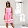 Kleid Diana Gr. 34-46 Schnittmuster thumbnail number 1