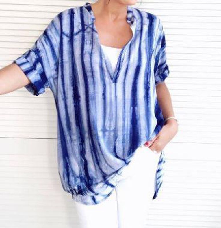 Ebook/Nähanleitung Oversize Bluse MACAYA Damen Gr. 32-58 image number 4