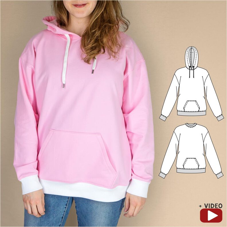 Mika Oversize Hoodie & Sweater  BU 80-116 A4 + A0 image number 1