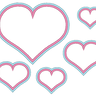 Stickdatei Herz Buttons Rahmen doppelter Rand 17 Gr.  thumbnail number 5