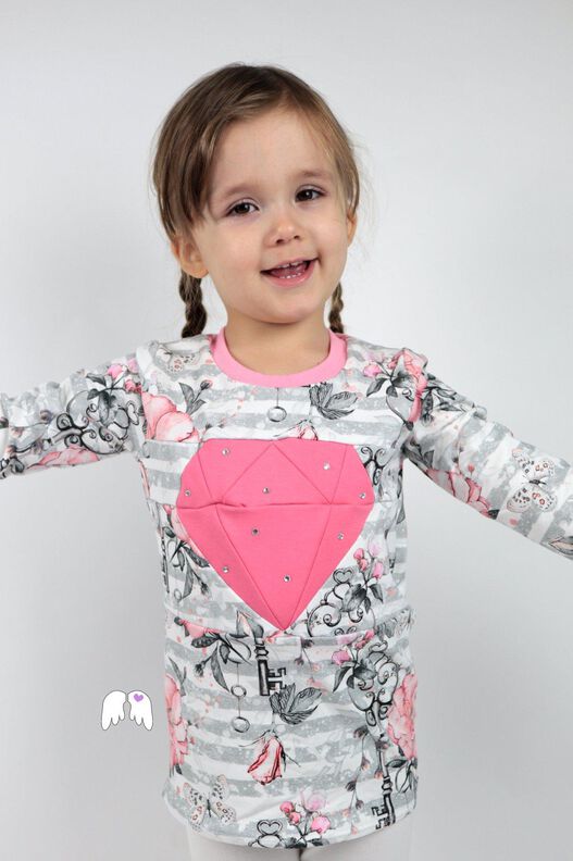 Diamond SHIRT Gr. 86 - 164 Diamant Schnittmuster  image number 3