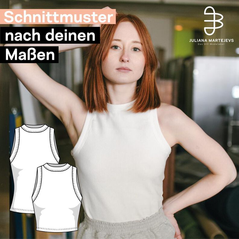 Schnittmuster nach Maß: Tank Top mit Nähanleitung Damen image number 1