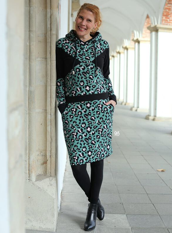 Hoodie/Hoodiekleid ALIMONDA Gr. 34-54 Ebook Schnittmuster image number 8