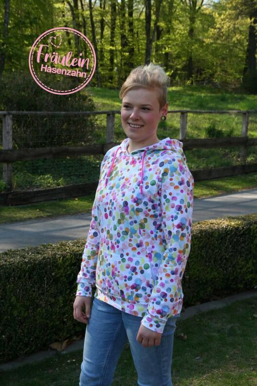 Hoodie (Kleid) Sweatjacke viele Varianten KADO ♥ Gr. XS-XXXL image number 7