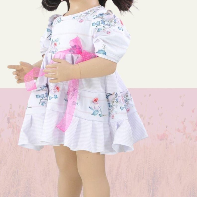 Jerseykleid Louann 1 Gr. 98-140 Schnittmuster image number 2