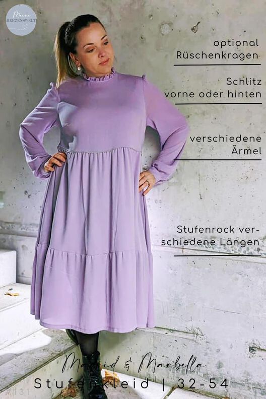 Kleid Damen - eBook Schnittmuster - 32-54 - #138 image number 2