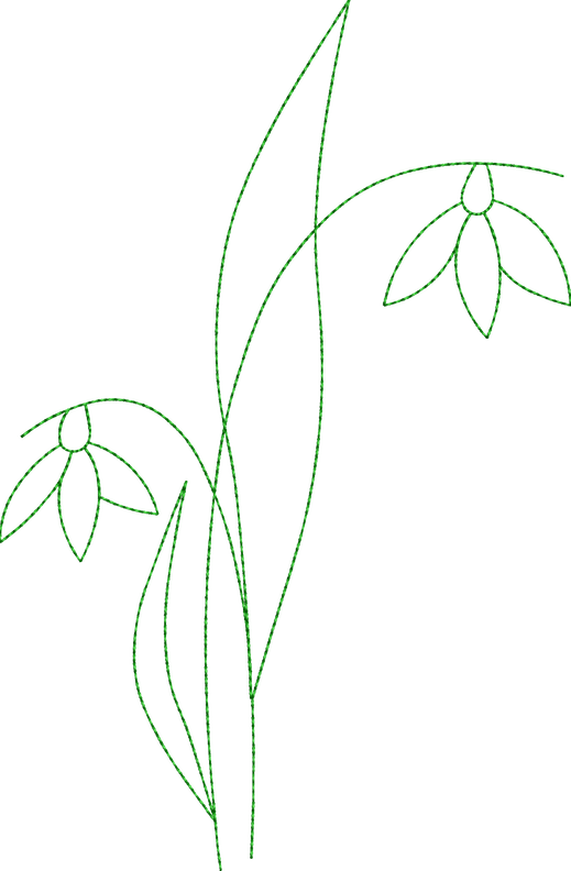 Stickdatei Blumenset "Eleganz" image number 6