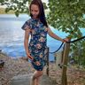Offshoulder Kleid Spalina 34 - 52 FunkelRosa thumbnail number 2