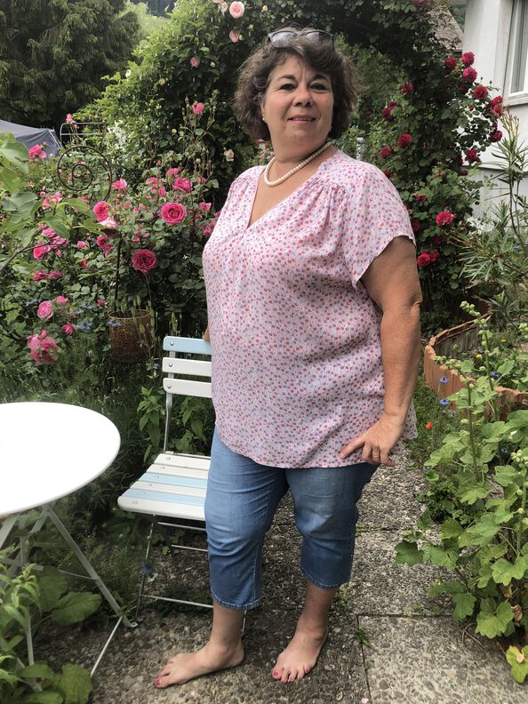 Bluse ROSANNE Gr. 34-54 PDF-Schnitt A4, A0, Anleitung image number 4