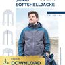 Softshelljacke Herren Schnittmuster Gr. XS-4XL - PABLO #83 thumbnail number 6