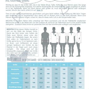 Shirt Herren - Schnittmuster Gr. XS-4XL - sein THEO #49