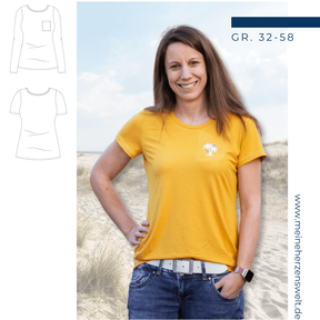 Shirt Damen - Schnittmuster Gr. 32-58 - meine VIVIEN #98