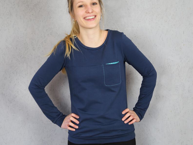 FRAU BENTE - Sweatshirt mit Brusttasche XS-XXL image number 7