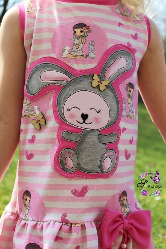 Hase Valentin Applikationsvorlage image number 6