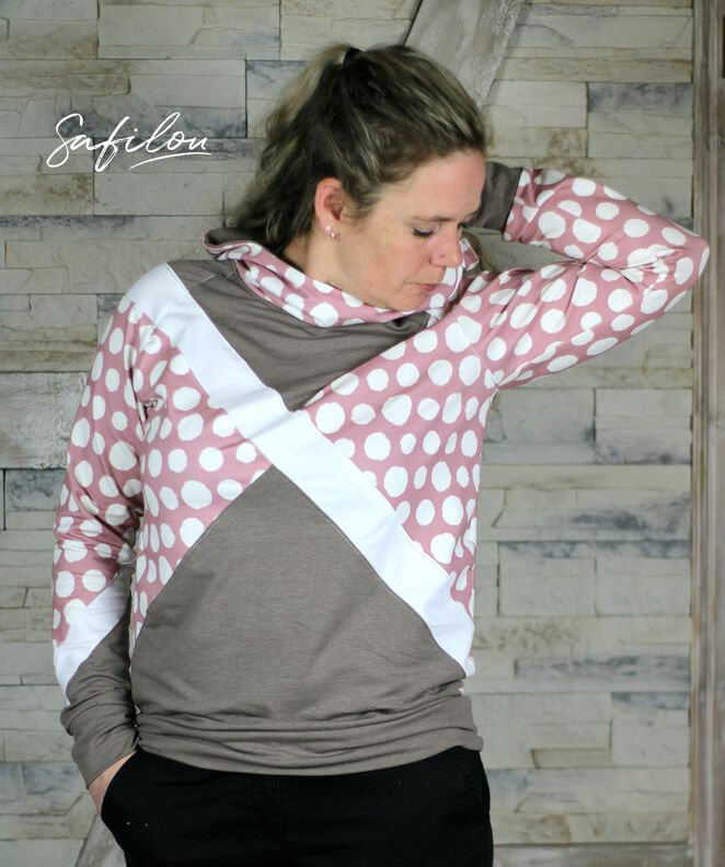 Puzzle Pointed Hoodie Gr. 34-54 image number 4
