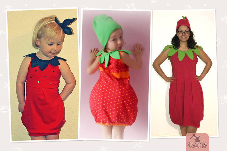 Kostüm "Erdbeere-Ballonkleid" (Nähanleitung für alle Größen) image number 2