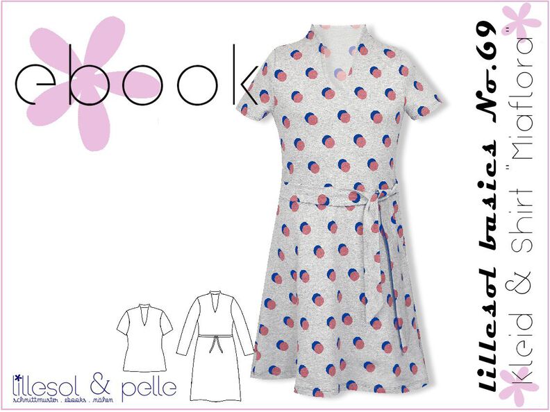 Ebook / Schnittmuster lillesol basics No.69 Kleid Miaflora image number 1