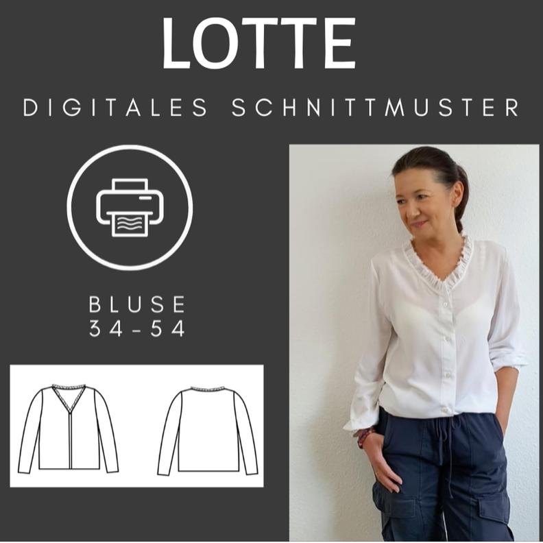 Lotte Schnittmuster Damen Bluse 34-50 image number 1