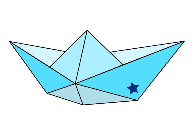 Applikationsvorlage Papierschiff image number 2
