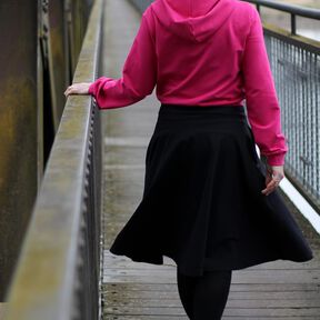 Crop-Hoodie ANOUK, Ebook und Schnittmuster, Größe 34-50