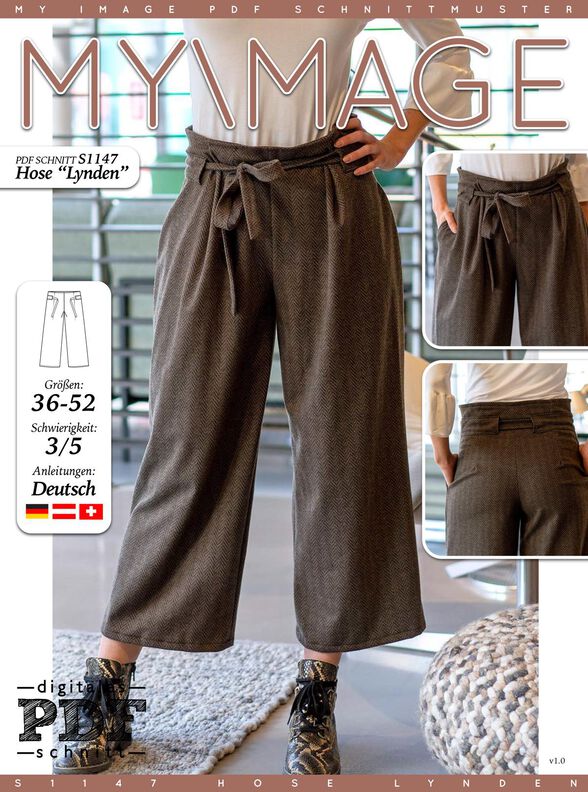 Hose Lynden N&auml;hanleitung + Schnitt image number 2