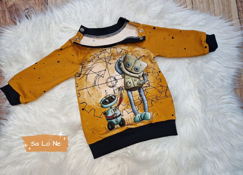 Pullover BABY MOON Gr. 56 - 92 inkl. A1 - Datei image number 6