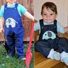 Baby Hose Latzhose Jeans Strampler GAGAH ♥ Gr. 56-98 thumbnail number 4